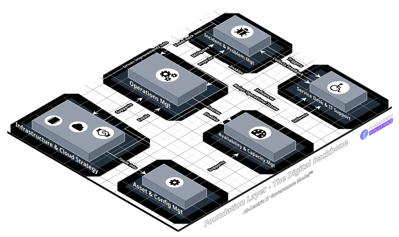 Diagram of Layer 1 Foundation, The Digital Backbone.